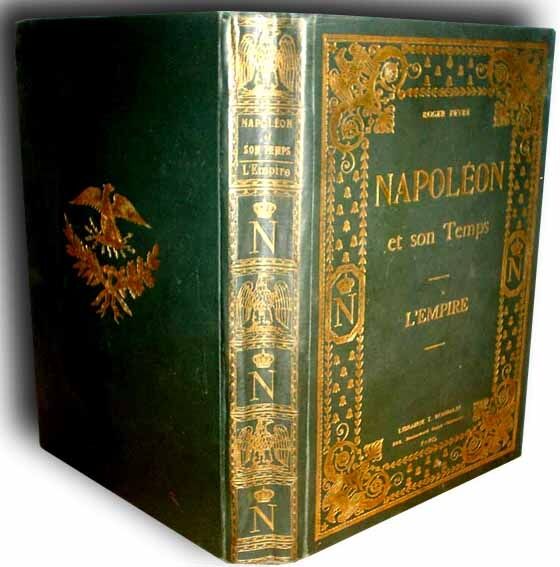 PEYRE- NAPOLEON  et son Temps L'EMPIRE wyd. 1896r. OPRAWA Z ORŁEM CESARZA - 333 RYCINY