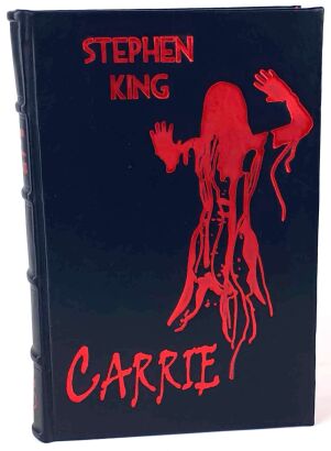 STEPHEN KING - CARRIE first edition, leather rebound