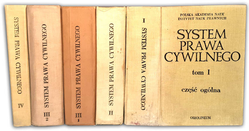 CZACHÓRSKI - SYSTEM PRAWA CYWILNEGO 1-4 (komplet w 5wol.)