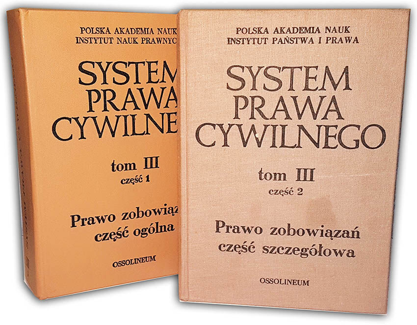 SYSTEM PRAWA CYWILNEGO Tom III cz.1-2