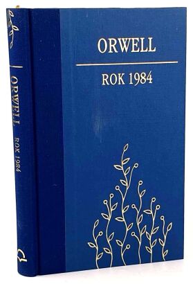 ORWELL - ROK 1984 złota oprawa