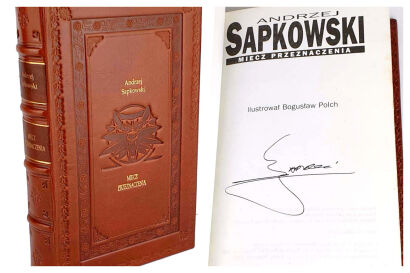 SAPKOWSKI- THE WITCHER. SWORD OF DESTINY 1st edition Author's autograph