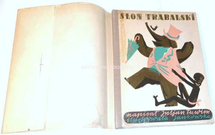The avant-garde Elephant Trabalski by Julian Tuwim in the first book edition. 